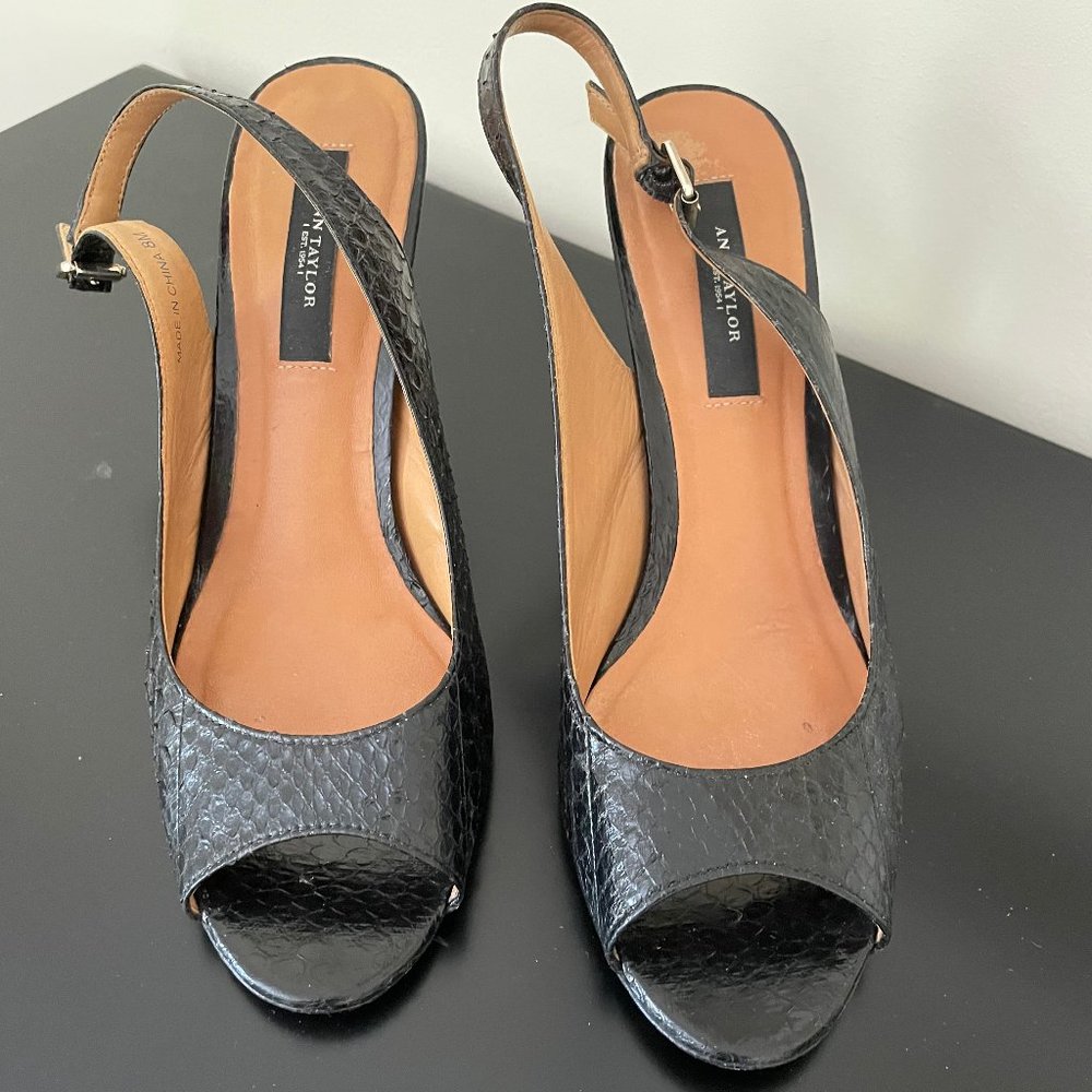 Ann Taylor Slingback Heels
